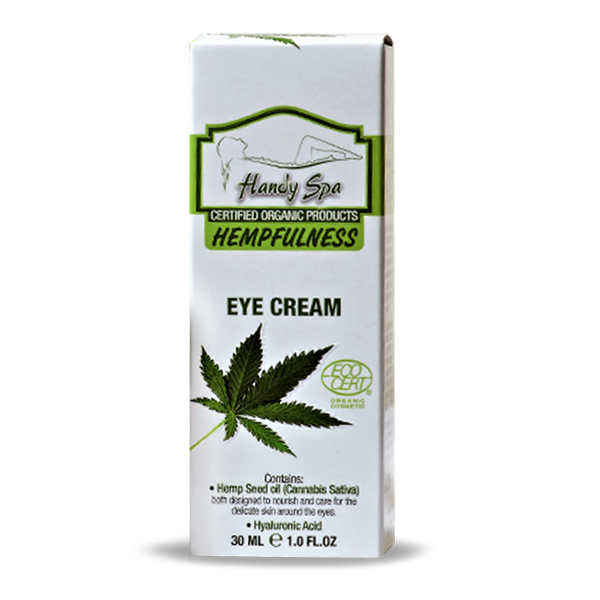 Eye Cream with Hemp Seed Oil and Hyaluronic Acid - Handy Spa Cyprus
